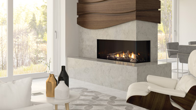 Chicago Corner 40RE Gas Fireplace Barrie