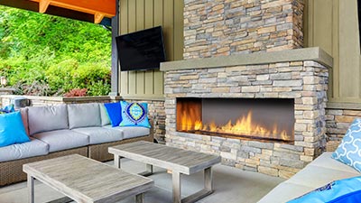 Horizon® HZO60 Outdoor Gas Fireplace