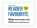 BarrieToday Reader Favourite 2024 - Affordable Comfort Heating & Cooling